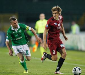 Il capitano dell'Avellino Angelo D'Angelo (Photo by Maurizio Lagana/Getty Images)