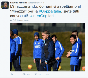 Tweet Mancini