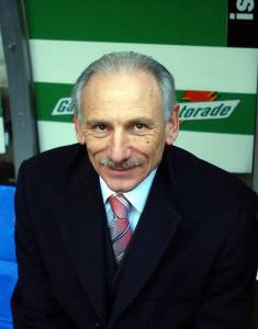 A portrait of Piacenza coach Luigi Cagni