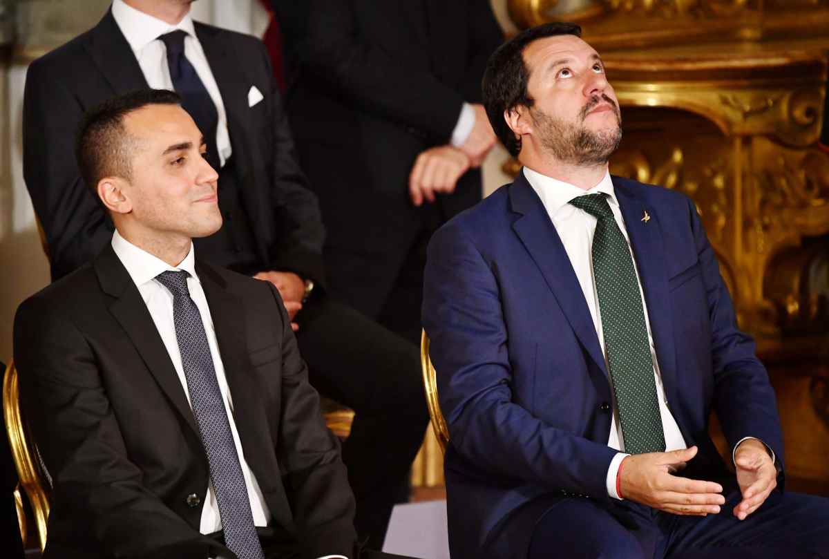 Di Maio Salvini politici italiani