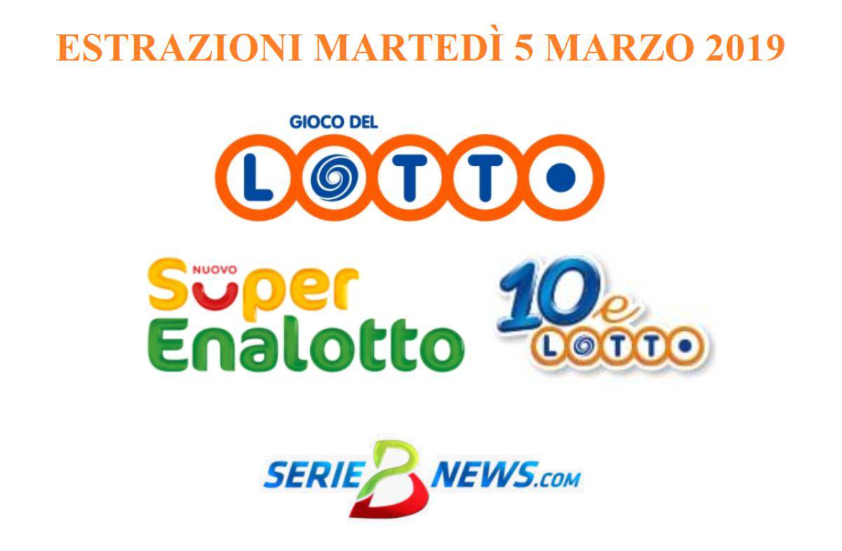 Lotto SuperEnalotto 5 marzo