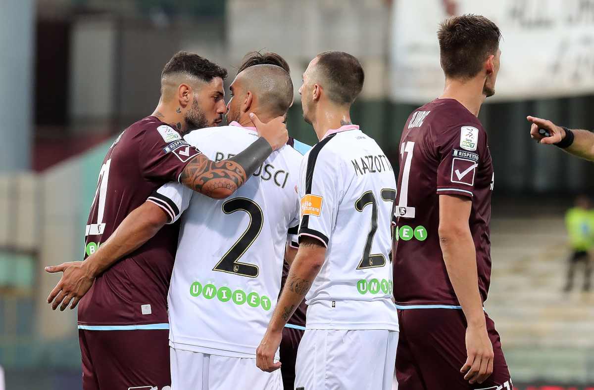 Salernitana Palermo retrocessione