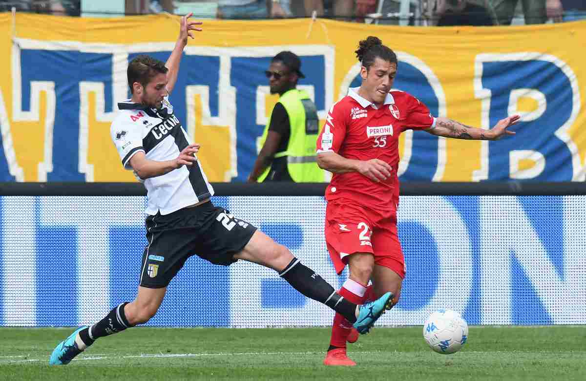 Simone Iocolano e Manuel Scavone in Parma-Bari