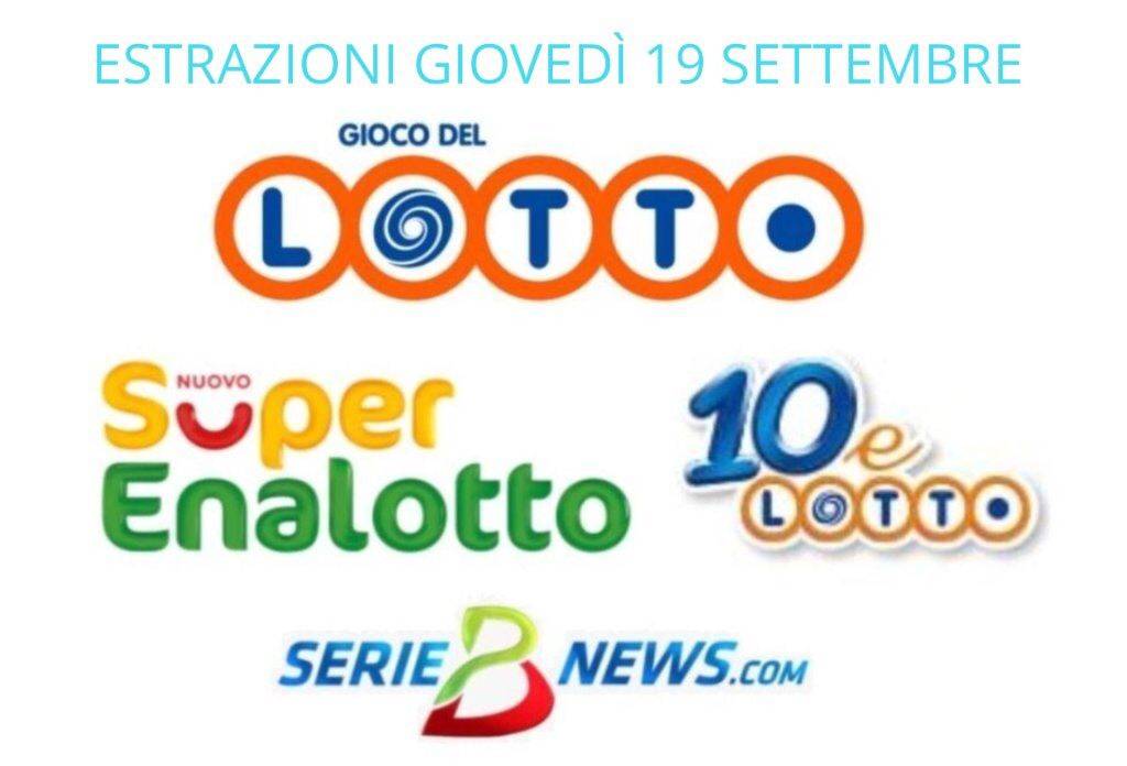 Estrazione Lotto, SuperEnalotto, 10eLotto