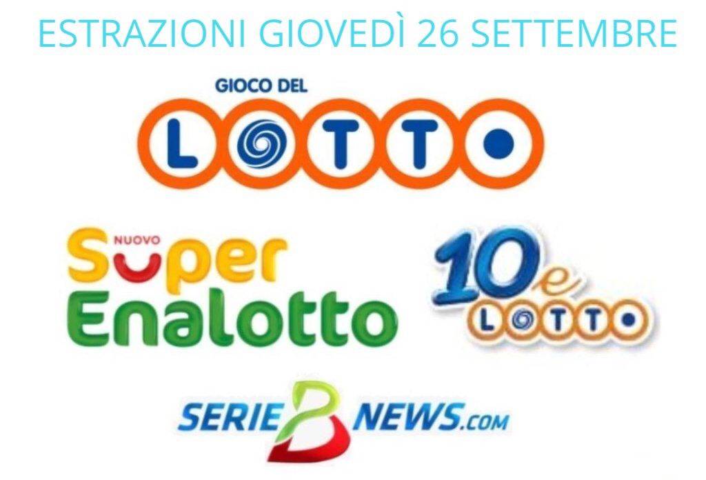 Estrazione Lotto, SuperEnalotto, 10eLotto