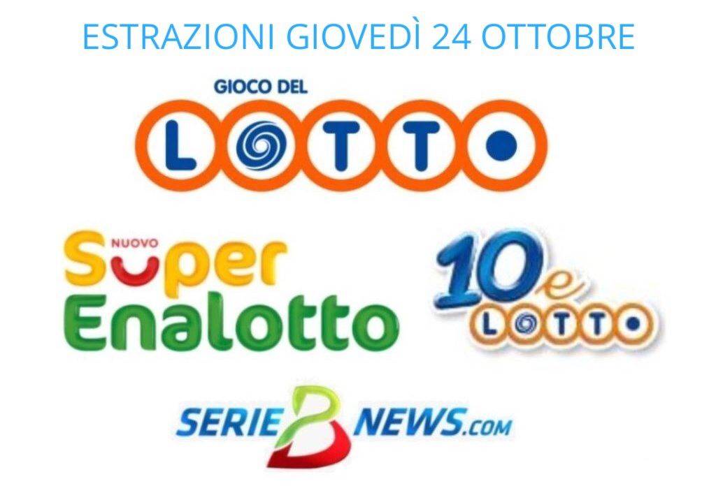 Estrazione Lotto, SuperEnalotto, 10eLotto