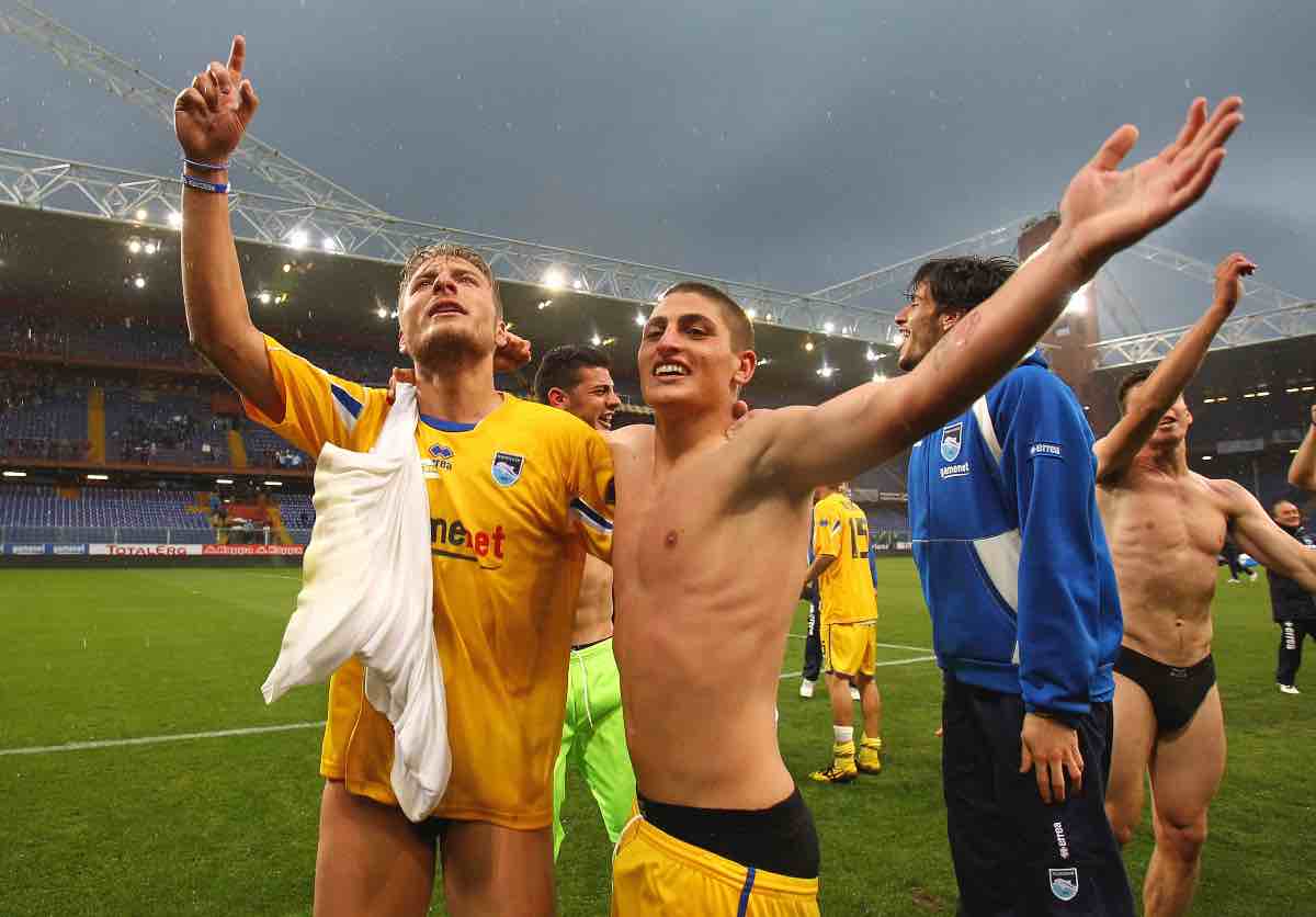 Verratti compleanno Pescara Serie B PSG