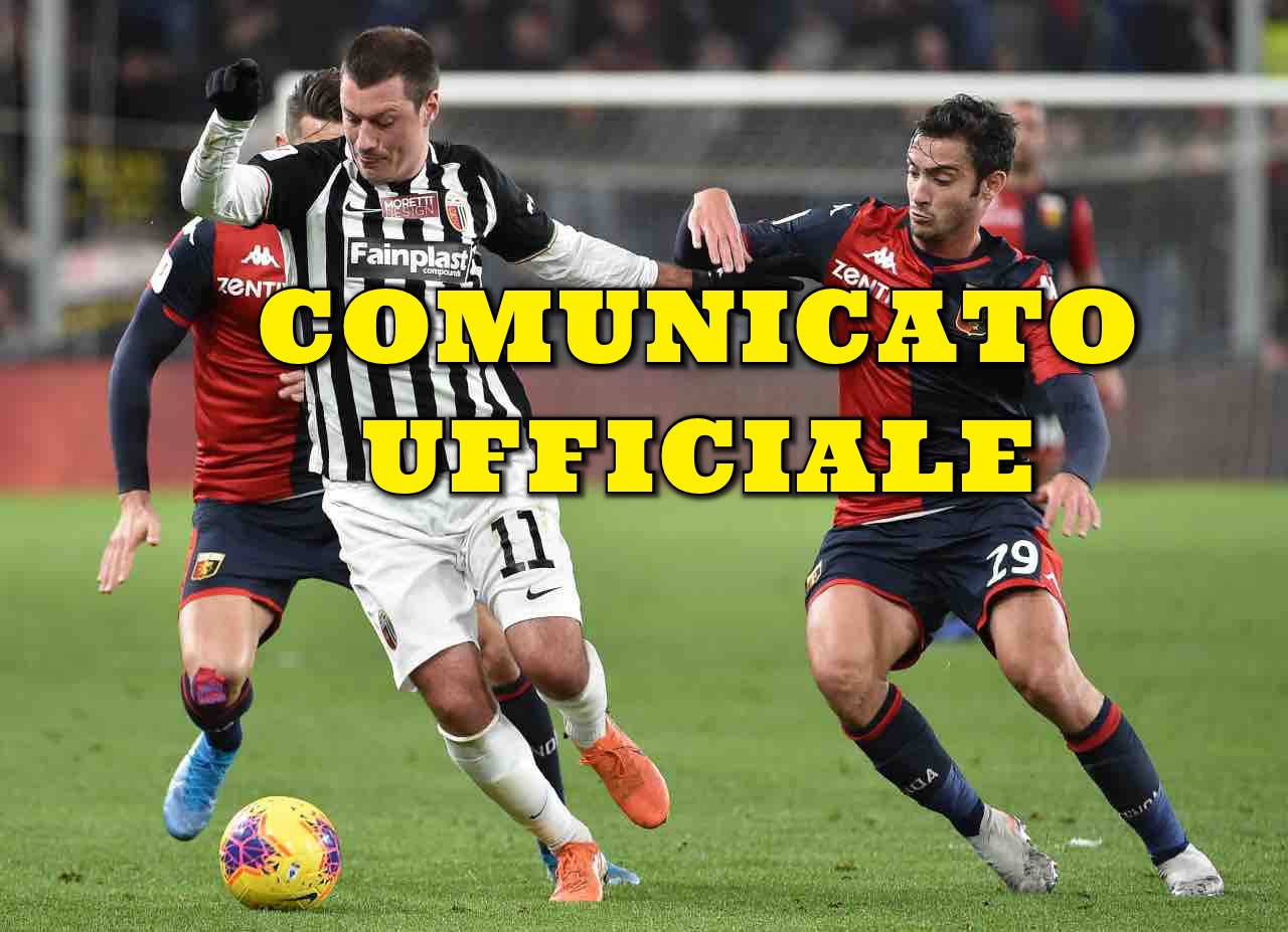 Calciomercato Ascoli Ninkovic Bari comunicato ufficiale Serie B