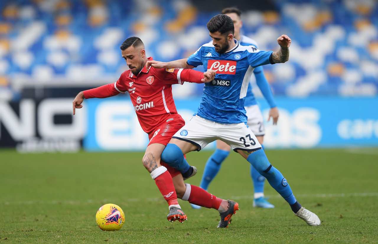 Coppa Italia Napoli-Perugia tabellino