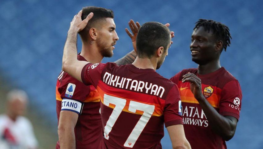 Darboe Roma esulta dopo gol