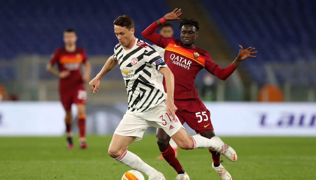 Darboe duello Roma Manchester United con Matic