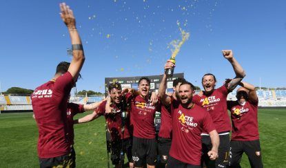 Salernitana stop ai festeggiamenti