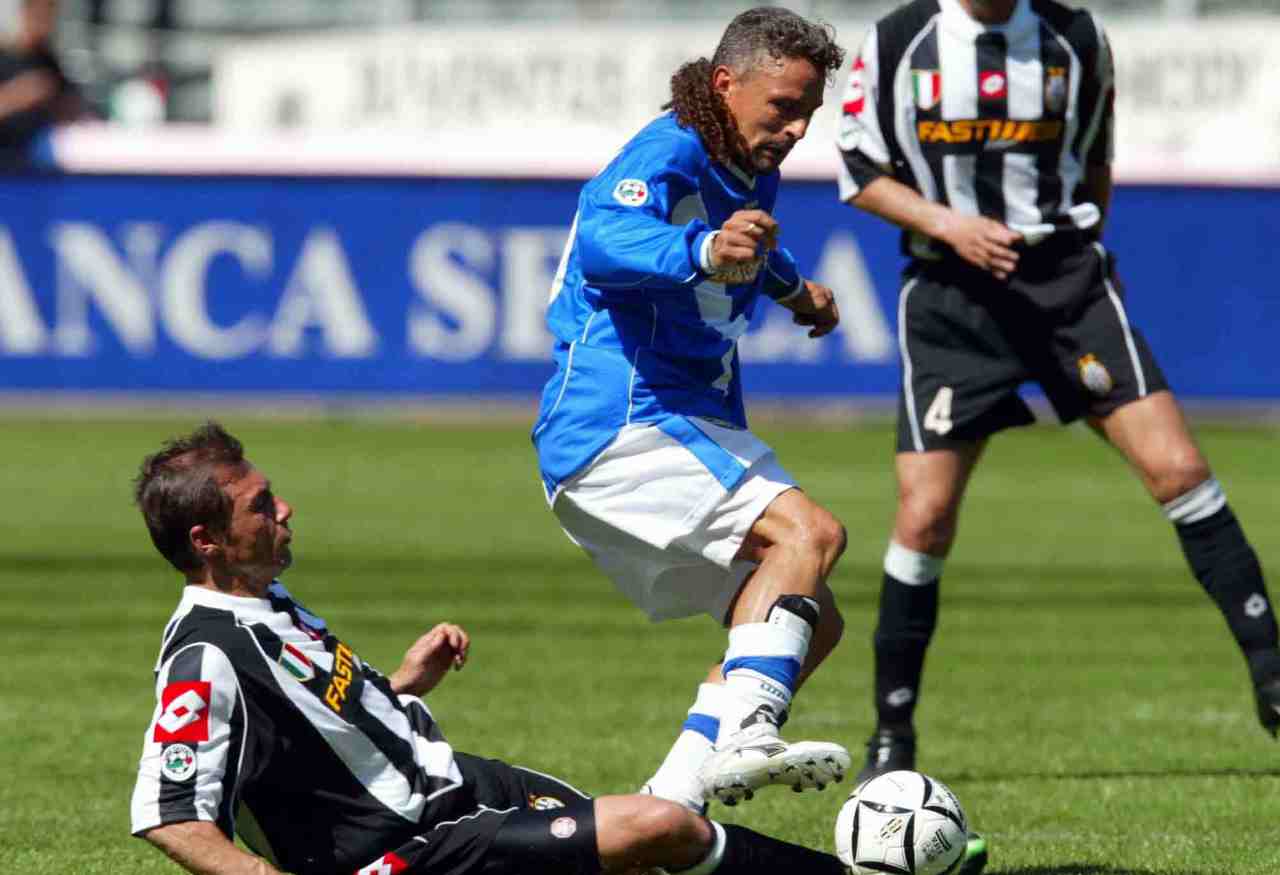 Roberto Baggio col Brescia © Getty Images