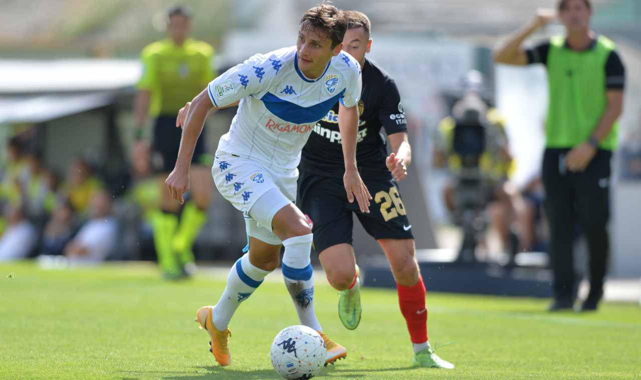 Mehdi Léris con la maglia del Brescia