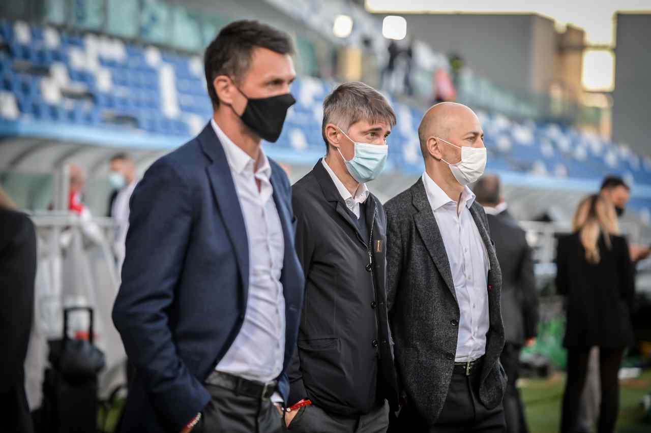 Paolo Maldini, Frederic Massara e Ivan Gazidis