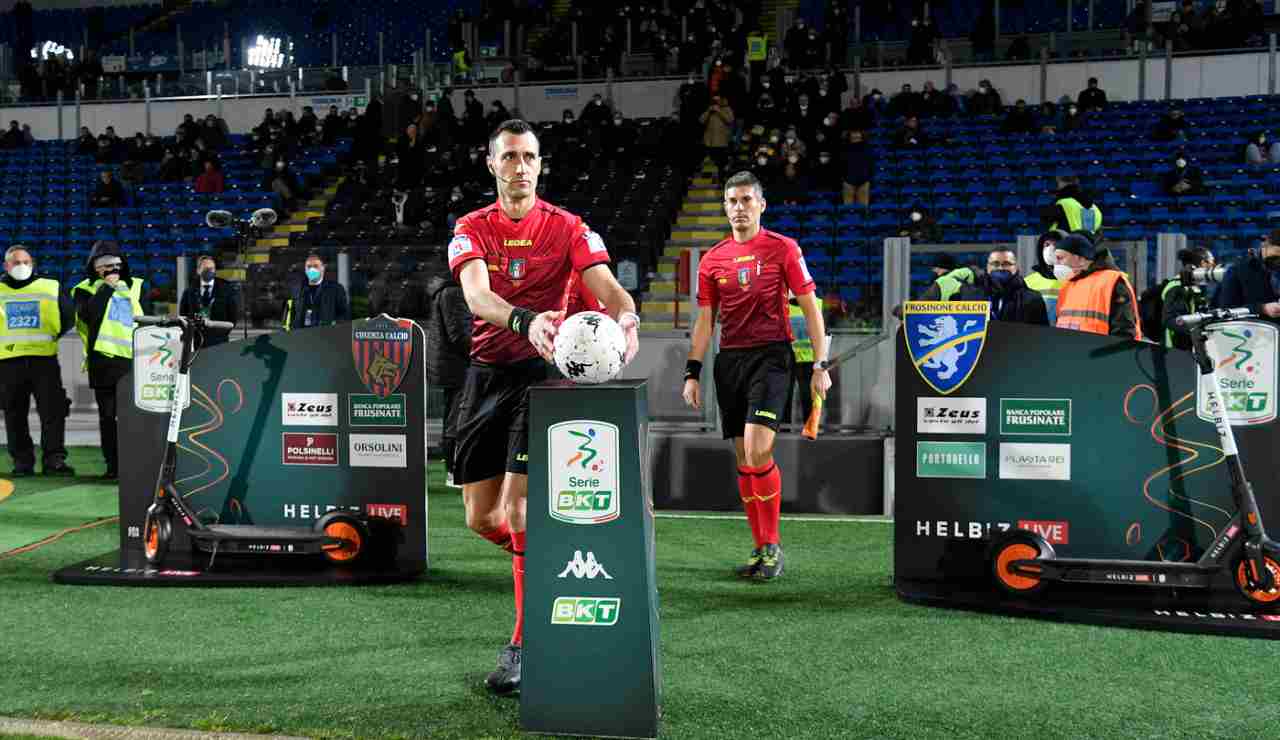 Frosinone Cosenza arbitro