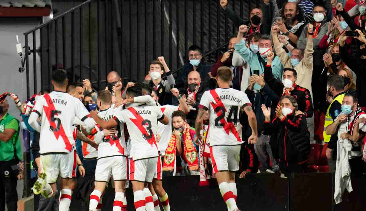 Rayo Vallecano esultanza