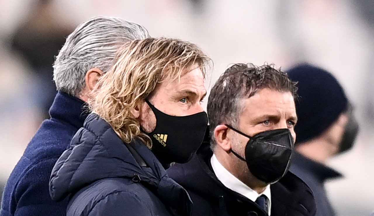 Pavel Nedved e Federico Cherubini a colloquio