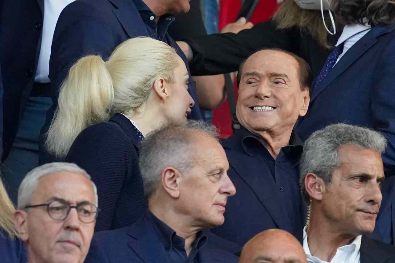 Berlusconi a colloquio con i giocatori per la Serie A