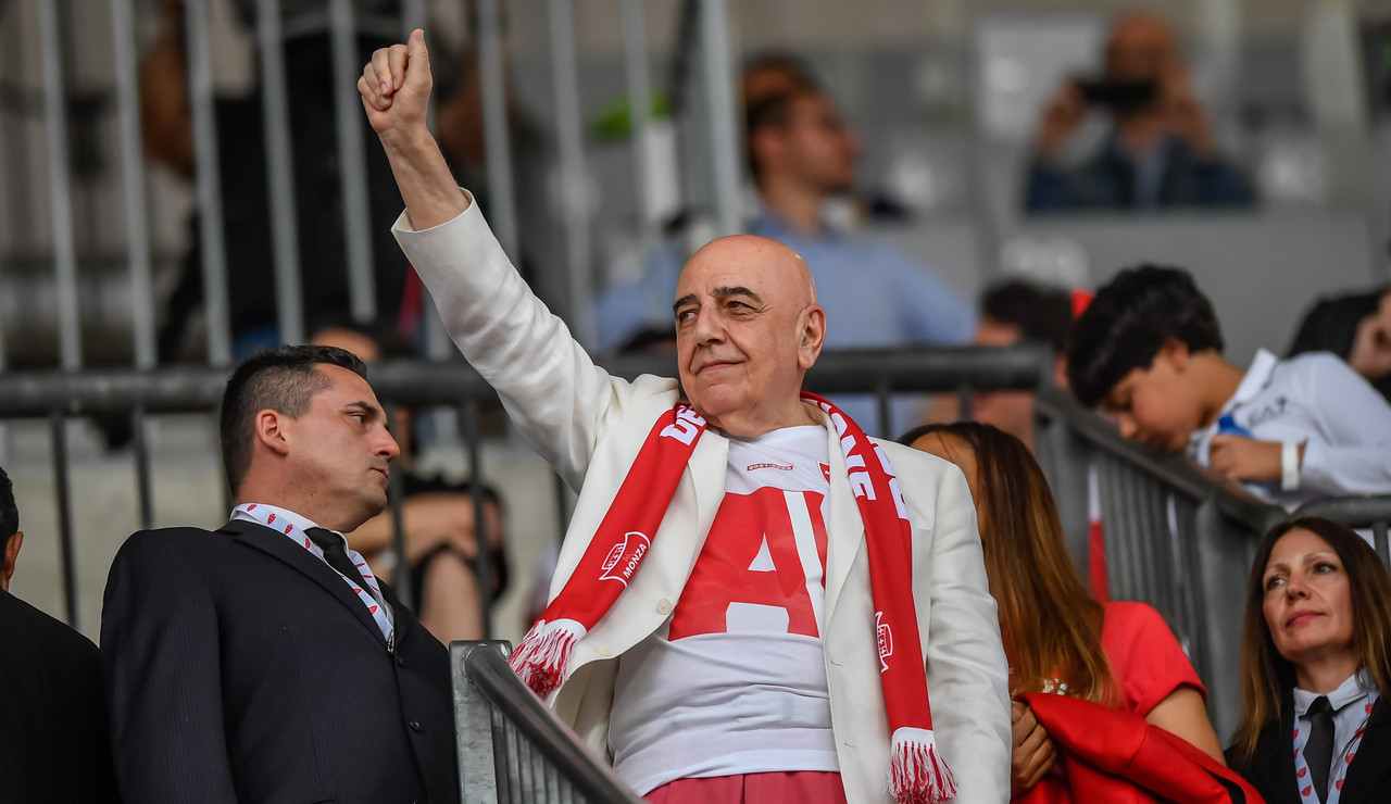 Adriano Galliani esulta