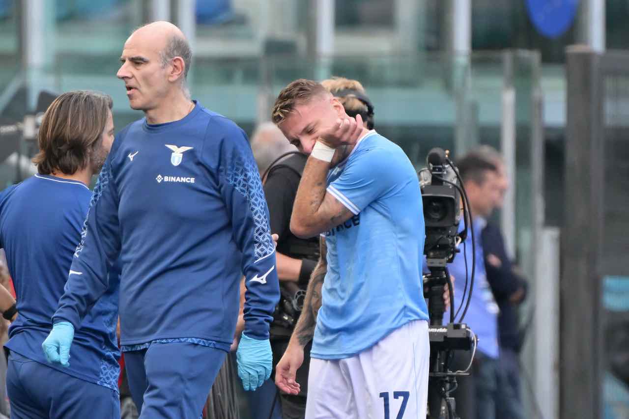 Ciro Immobile infortunio 