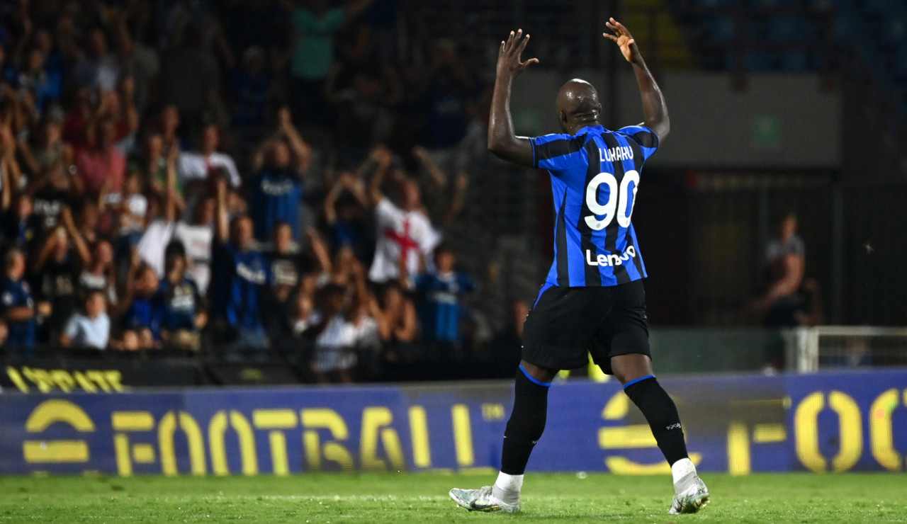 Romelu Lukaku esultanza