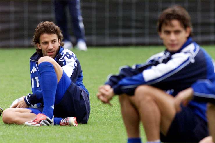Filippo Inzaghi e Alessandro Del Piero