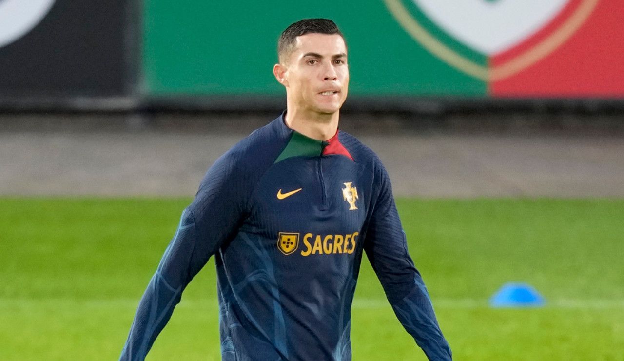 Cristiano Ronaldo allenamento