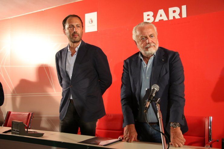 Luigi De Laurentiis con papà Aurelio: c'è l'accordo per Cheddira