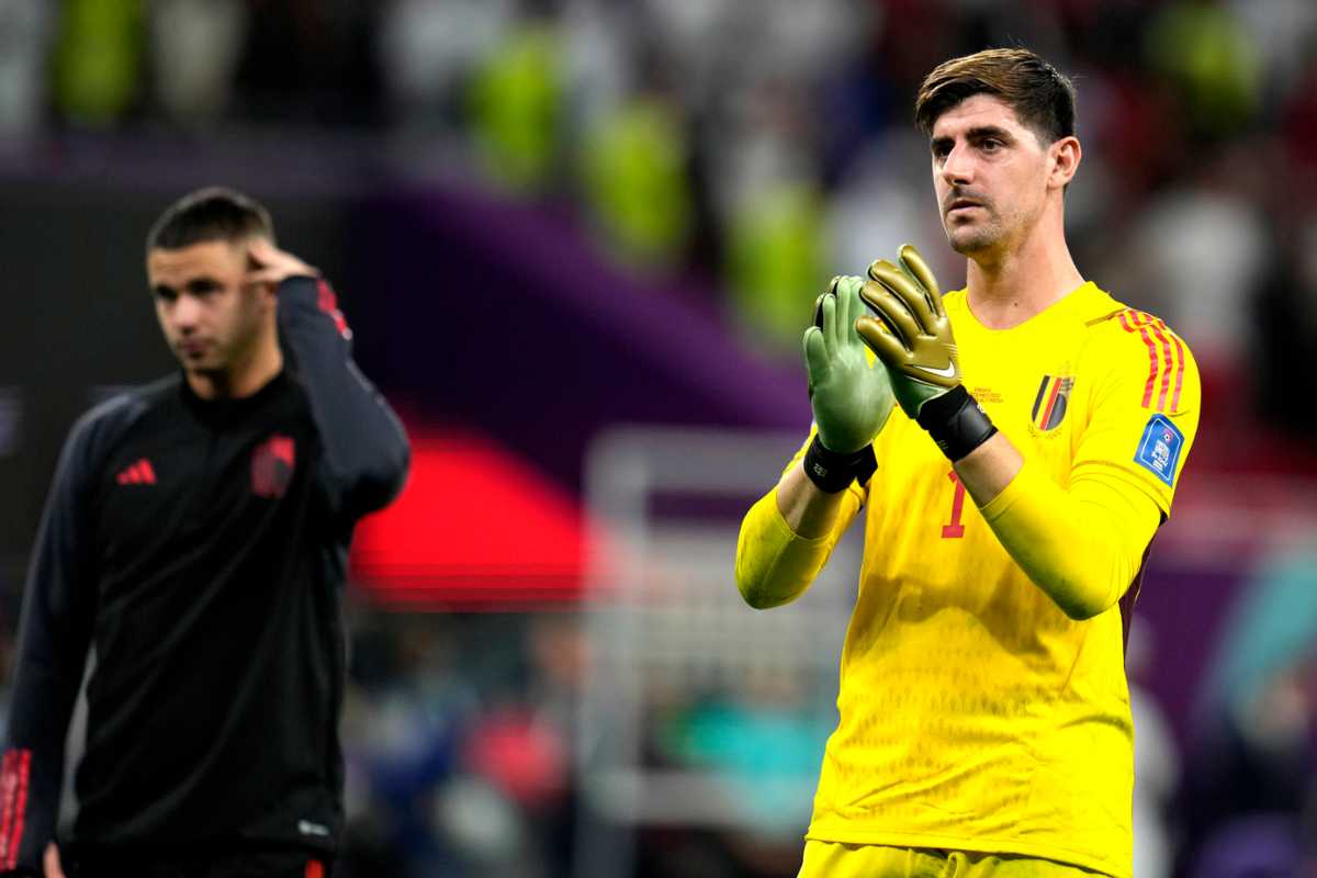 Belgio Courtois infortunato