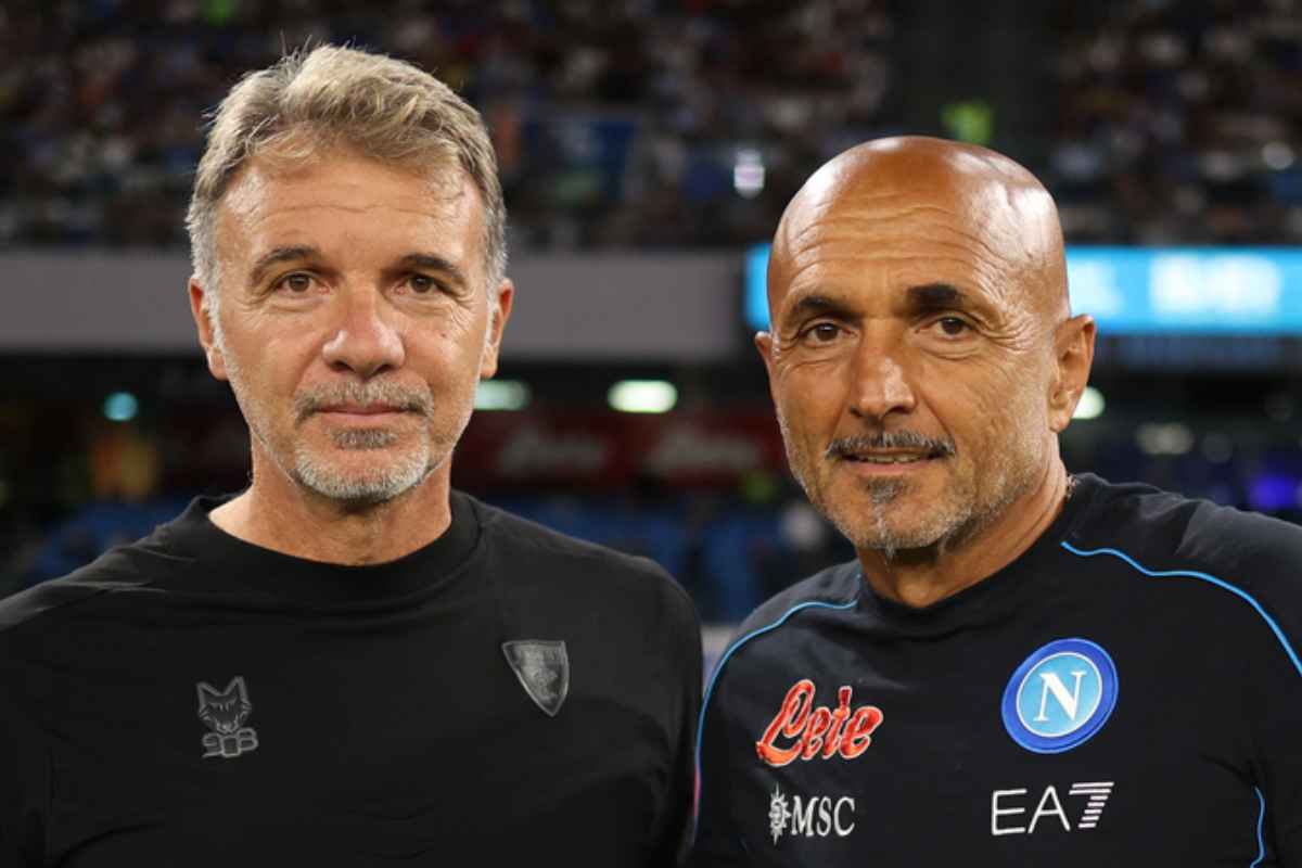 Spalletti e Baroni - foto lapresse