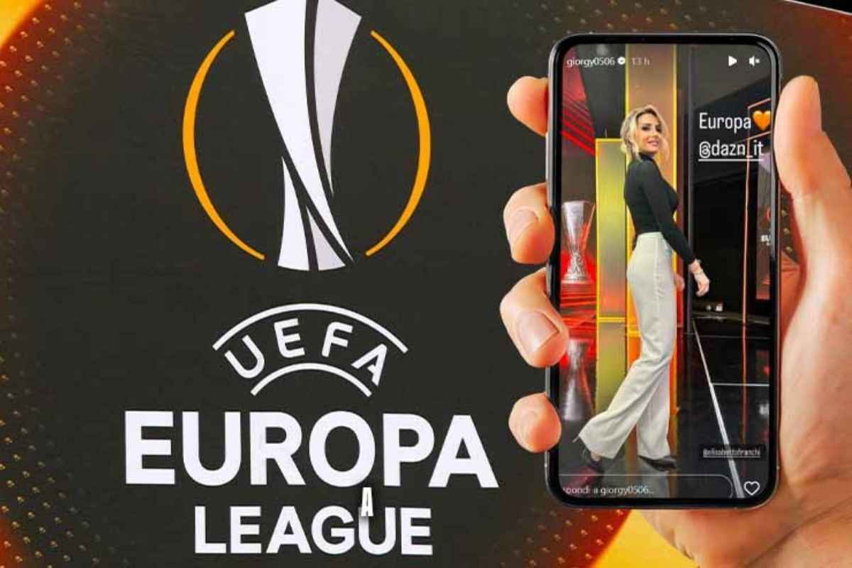 Giorgia Rossi DAZN Europa League look fascino