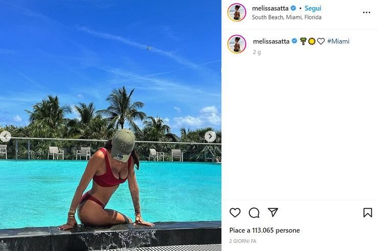 Melissa Satta, bikini da urlo: che curve