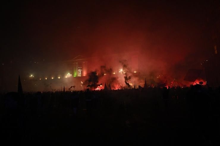 Incidenti festa scudetto Napoli