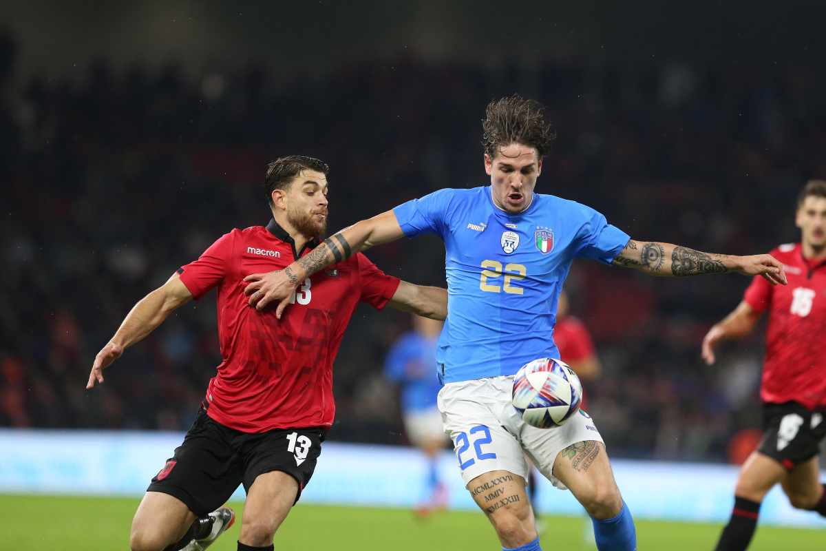 Zaniolo in azione 