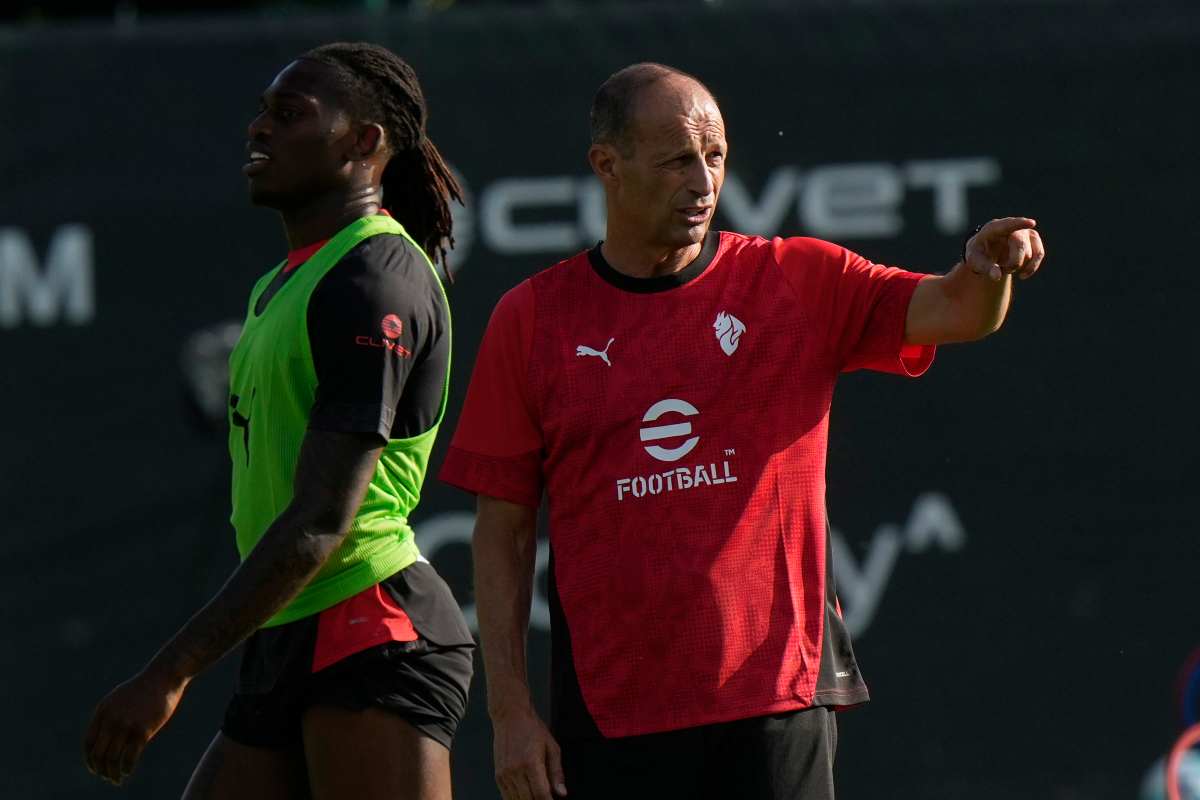 L'allenatore del Milan Massimiliano Allegri