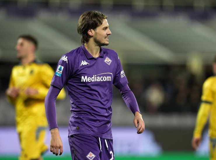 Il centrocampista Andrea Colpani con la Fiorentina