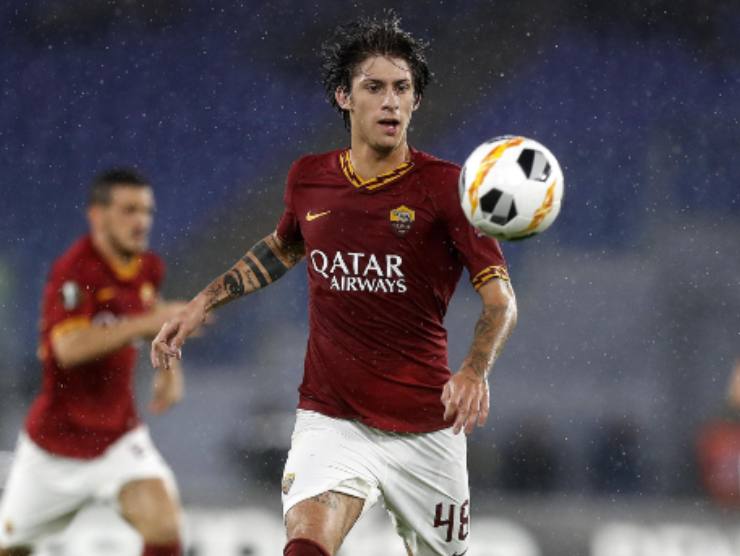 Mirko Antonucci con la maglia della Roma