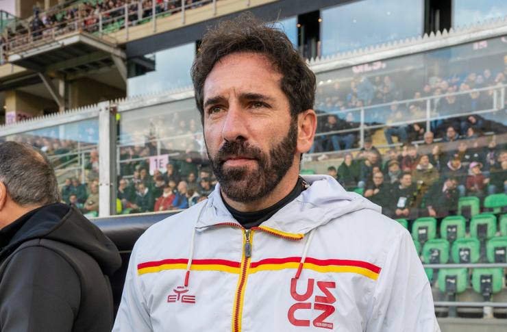 Fabio Caserta in panchina