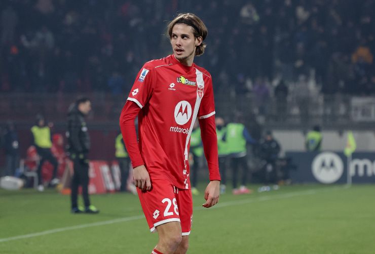 Colpani con la maglia del Monza