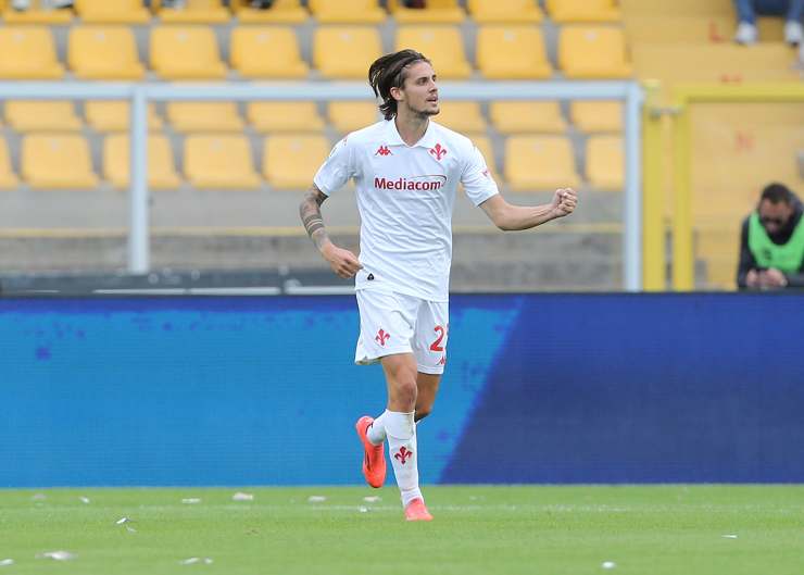 Andrea Colpani esulta per un gol