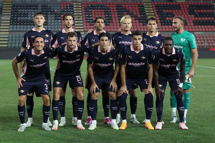 La formazione del Palermo in Coppa Italia 