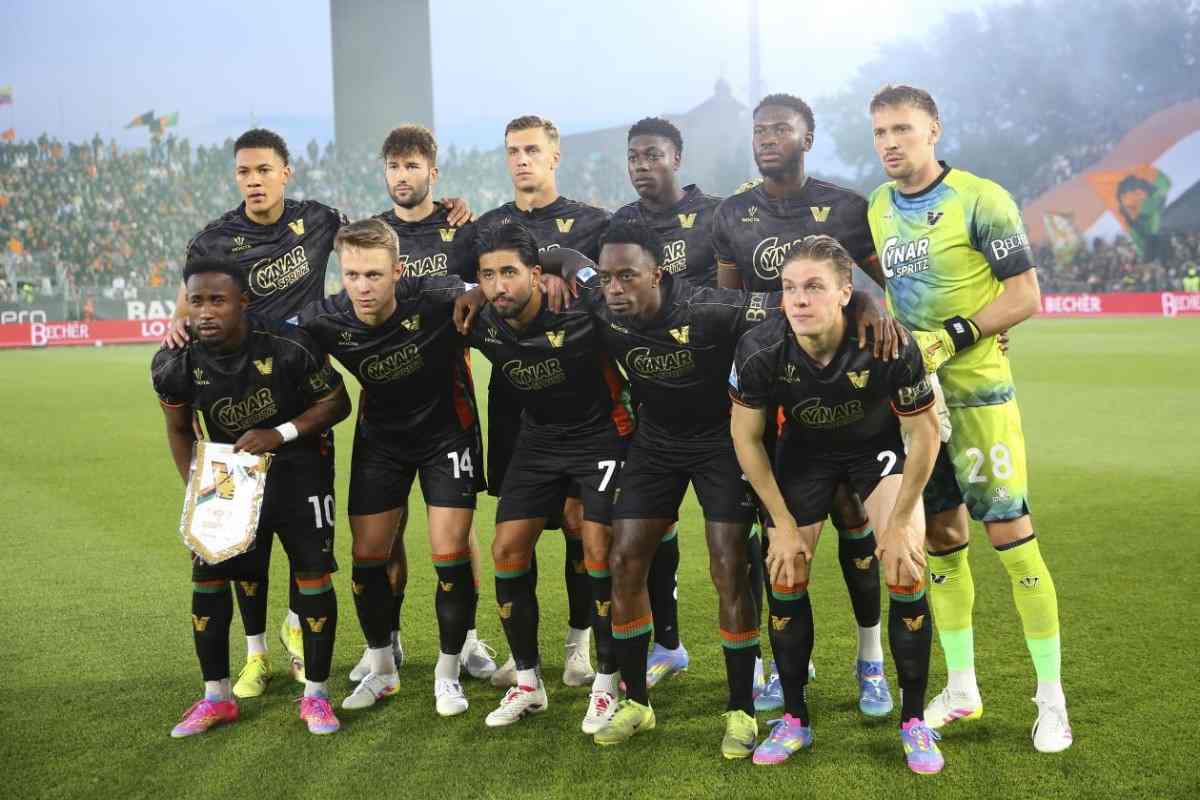 La formazione del Venezia contro la Juve a maggio