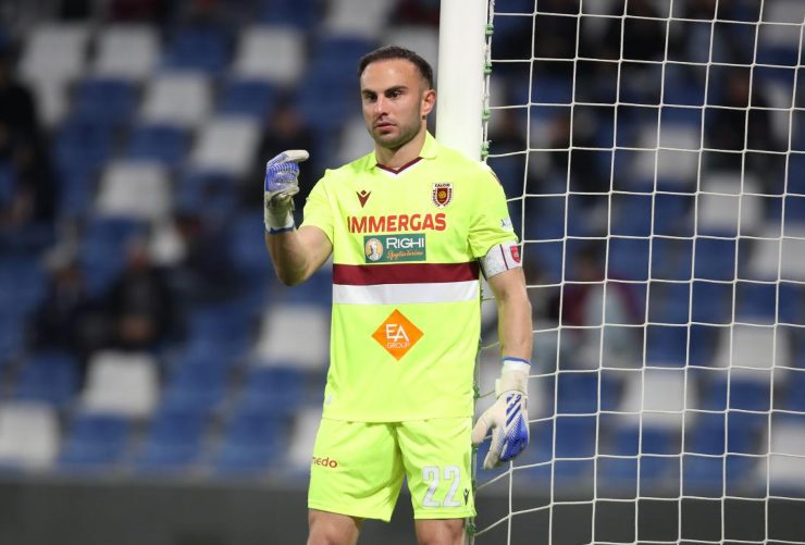 Francesco Bardi con la maglia della Reggiana