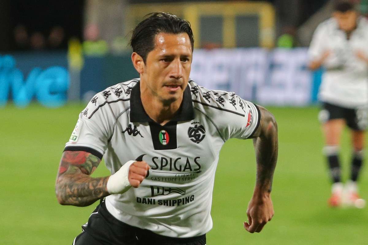 Gianluca Lapadula in maglia Spezia