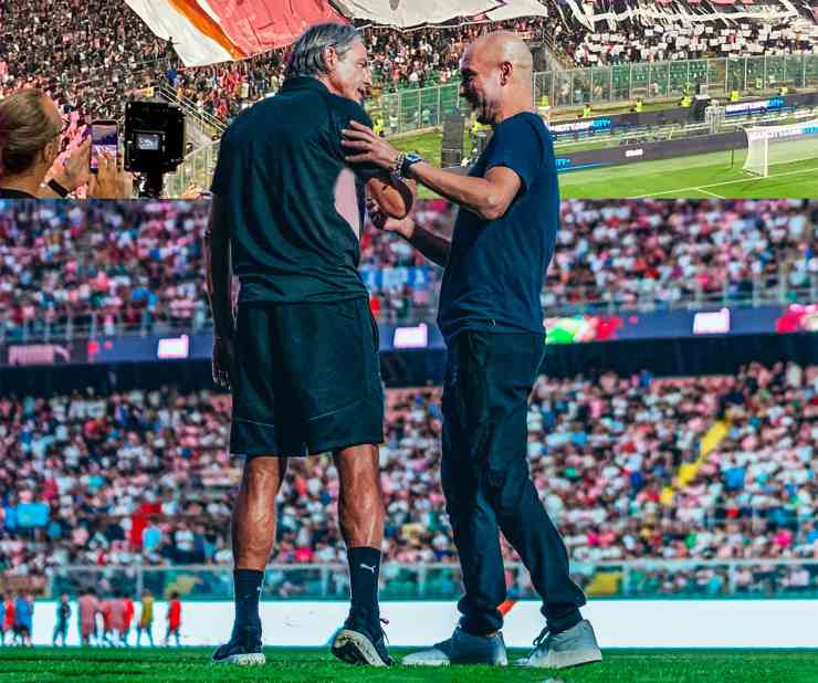 Inzaghi e Guardiola al 'Barbera'