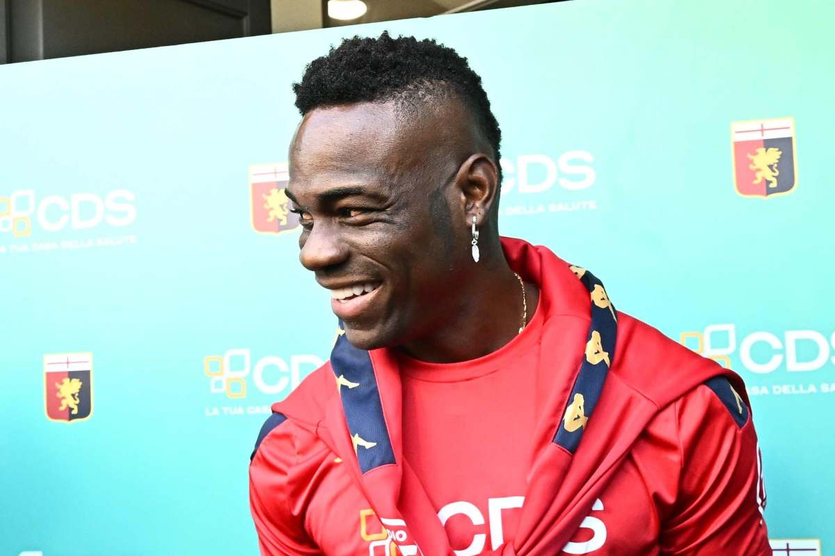 Mario Balotelli sorridente