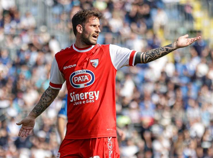 Il trequartista Mattia Aramu con il Mantova