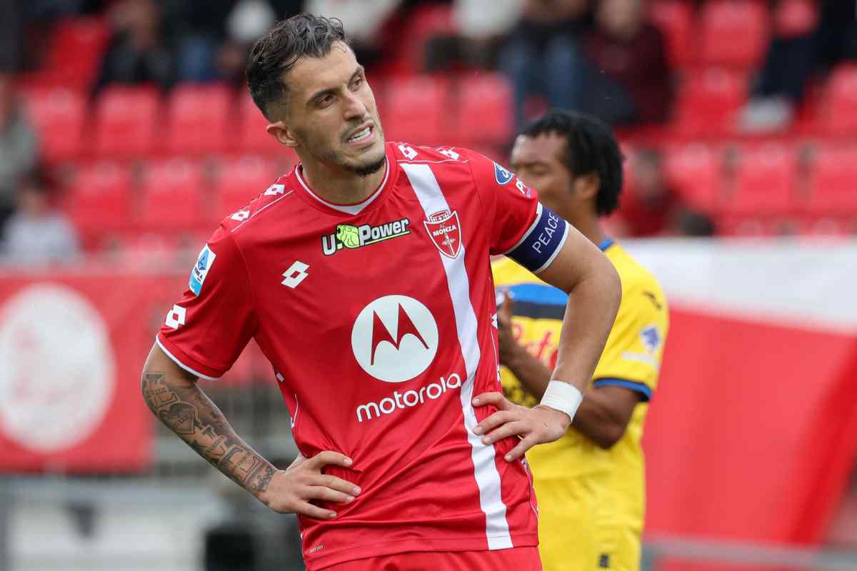 Dany Mota durante un match con il Monza