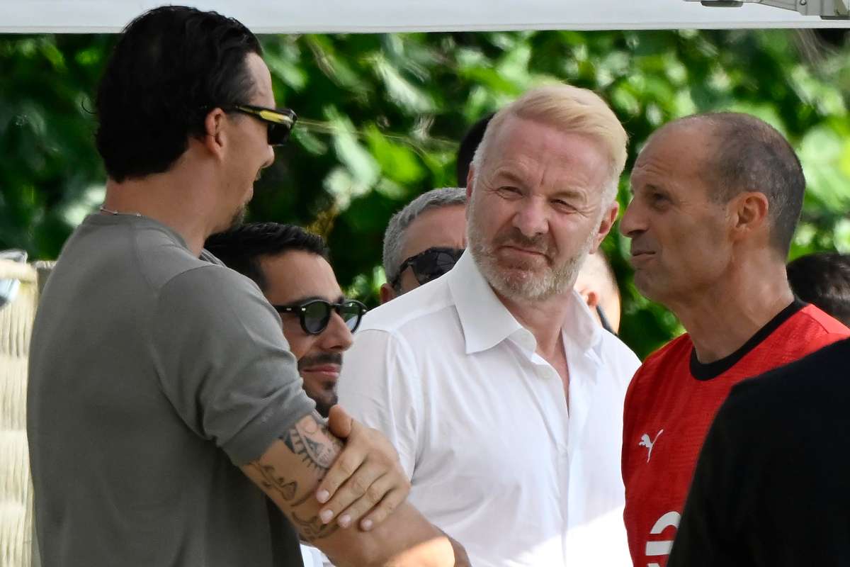 Ibrahimovic, Tare e Allegri a colloquio